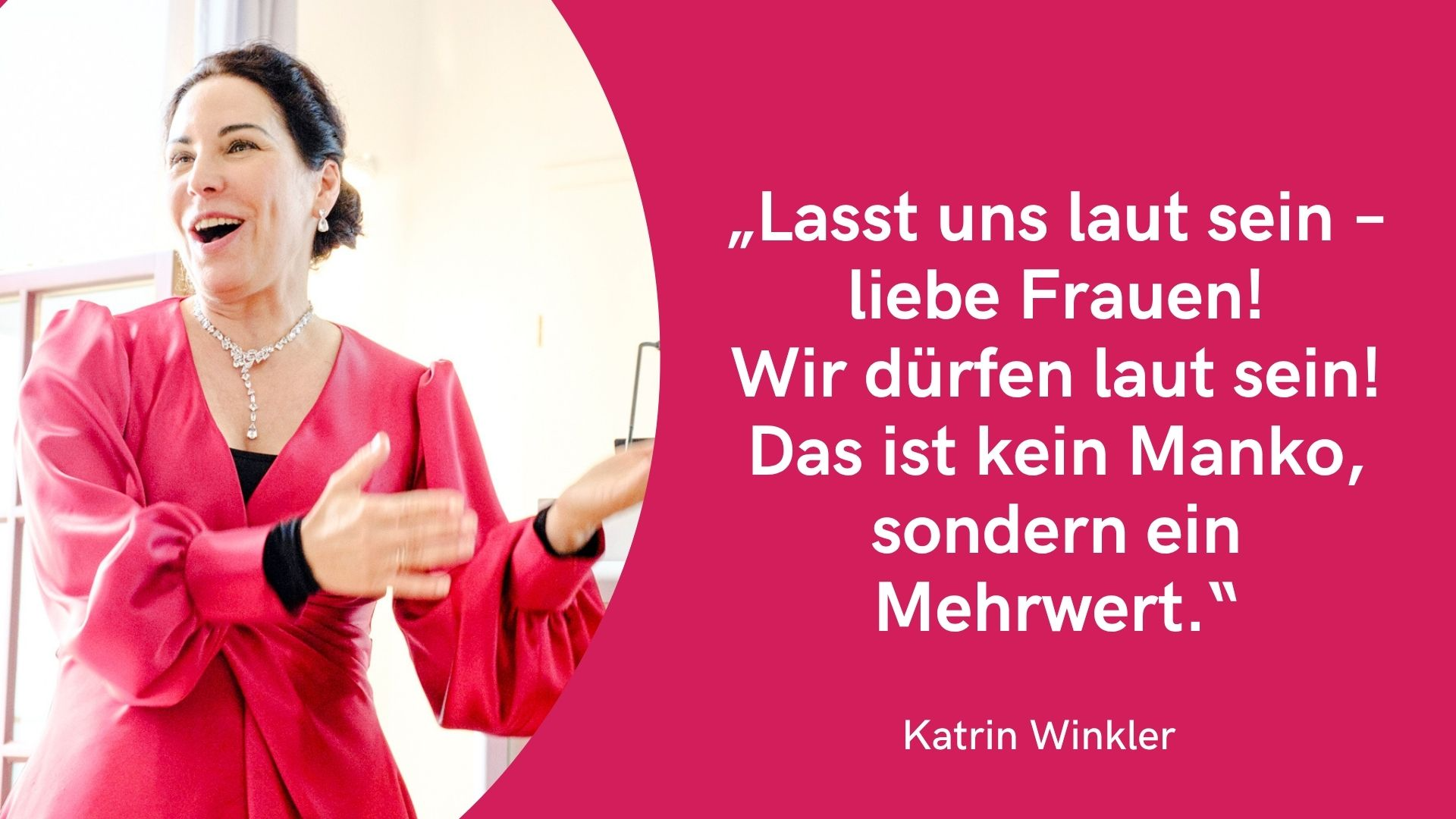 SEI LAUT! Mehr Sichtbarkeit für Frauen in der Führung